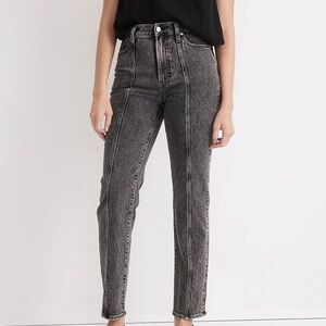 Madewell The Perfect Vintage Straight Jean in Meaford Wash: Seamed Edition
